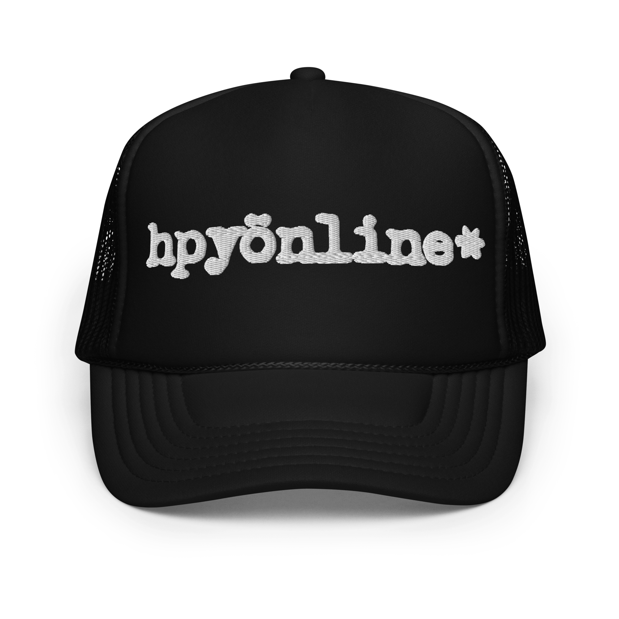 TYPEFACE FOAM TRUCKER